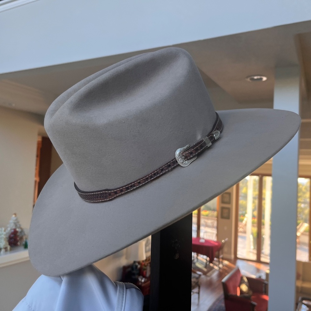 Stetson “Wade” hat,4X Silverbelly, 7 3/8
